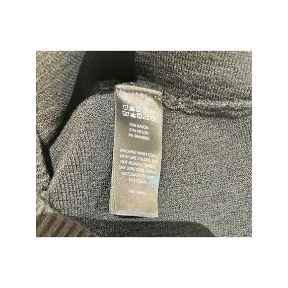 House of Harlow - Sculpt Contour Ribbed Crop Top Black Women's Size Medium - Picture 4 of 8